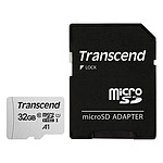 Transcend MicroSDHC 300S 32 Go + Adaptateur SD