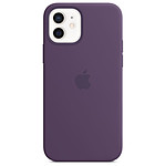 Apple Coque en silicone avec MagSafe pour iPhone 12 / 12 Pro - Violet (Amethyst)