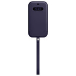 Apple Housse en cuir avec MagSafe pour iPhone 12 Pro Max - Violet profond