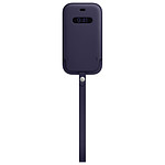 Apple Housse en cuir avec MagSafe pour iPhone 12 mini - Violet profond