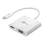 Câble USB Goobay adaptateur USB 3.1 type C vers HDMI + VGA + PD100W - Autre vue