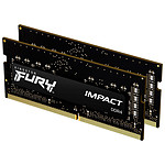 Kingston Fury Impact SO-DIMM - 2 x 8 Go (16 Go) - DDR4 2666 MHz - CL15