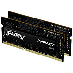 Kingston Fury Impact SO-DIMM - 2 x 4 Go (8 Go) - DDR3 1600 MHz - CL9