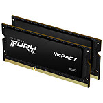 Kingston Fury Impact SO-DIMM - 2 x 8 Go (16 Go) - DDR3 1600 MHz - CL9