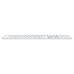 Clavier PC Apple Magic Keyboard avec Touch ID et pavé numérique - Argent - Autre vue