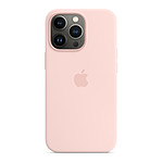 Apple Coque en silicone avec MagSafe pour iPhone 13 Pro - Rose craie