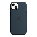 Apple Coque en silicone avec MagSafe pour iPhone 13 Mini - Bleu abysse