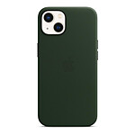 Apple Coque en cuir avec MagSafe pour iPhone 13 - Vert séquoia