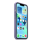 Coque et housse Apple Coque en cuir avec MagSafe pour iPhone 13 Mini - Glycine  - Autre vue