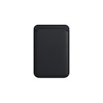 Apple Porte-cartes en cuir avec MagSafe pour gamme iPhone 13  - Minuit
