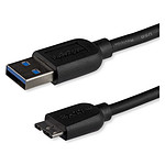 StarTech.com Câble slim USB-A 3.0 vers micro USB-B 3.0 - 3 m