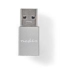 Nedis Adaptateur USB 3.0 USB-A vers USB-C - Gris