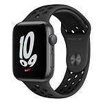 Apple Watch Nike SE Aluminium (Gris sidéral- Bracelet Sport Anthracite / Noir) - GPS - 44 mm