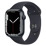 Apple Watch Series 7 Aluminium (Minuit - Bracelet Sport Minuit) - GPS - 45 mm