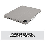 Accessoires tablette tactile Logitech Combo Touch (iPad Pro 12.9") - Sable - Autre vue