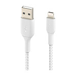 Câble USB Belkin Câble USB-A vers Lightning MFI renforcé (blanc) - 3 m - Autre vue