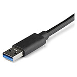 Câble RJ45 StarTech.com Adaptateur réseau USB 3.0 vers 2 ports Gigabit Ethernet 10/100/1000 Mbps - Autre vue