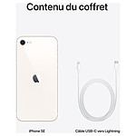 Smartphone reconditionné Apple iPhone SE 5G (Lumière Stellaire) - 64 Go · Reconditionné - Autre vue