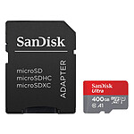 SanDisk Ultra microSD UHS-I U1 400 Go + Adaptateur SD