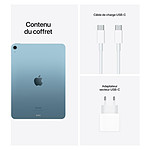 Tablette Apple iPad Air 2022 10,9 pouces Wi-Fi - 256 Go - Bleu (5 ème génération) - Autre vue