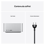 Mac et iMac Apple Mac Studio M1 Ultra SSD 1 To / Ram 64 Go - GPU 48 coeurs (MJMW3FN/A ) - Autre vue