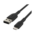 Câble USB Belkin Câble USB-A vers Lightning MFI (noir) - 3 m - Autre vue