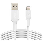 Belkin Câble USB-A vers Lightning MFI (blanc) - 15 cm