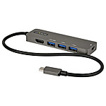 StarTech.com Adaptateur multiport USB-C vers HDMI 4K 60 Hz, Hub 4 ports USB 3.0 et Power Delivery 100W