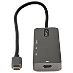 Câble USB StarTech.com Adaptateur multiport USB-C vers HDMI 4K 60 Hz, Hub 4 ports USB 3.0 et Power Delivery 100W - Autre vue
