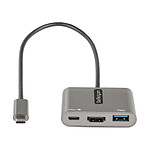 Câble USB StarTech.com Hub USB-C vers 4K 60Hz HDMI + 2 ports USB (1 x USB Type A + 1 x USB Type C) avec Power Delivery 100 W - Autre vue