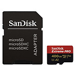 SanDisk Extreme PRO microSDXC UHS-I U3  400 Go + Adaptateur SD