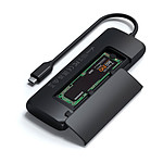 Câble USB SATECHI Adaptateur USB-C Hybrid multiport - Noir - Autre vue