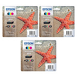 Epson Etoile de mer 603, 4 couleurs x3