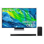 Samsung OLED QE55S95B + HW-Q60B - TV OLED 4K UHD HDR - 138 cm et Barre de son 3.1