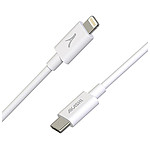 Akashi Câble Eco USB-C vers Lightning Blanc - 1 m