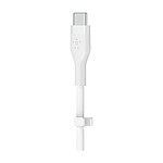 Câble USB Belkin Boost Charge Flex Câble silicone USB-C vers Lightning (blanc) - 3 m - Autre vue