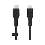 Câble USB Belkin Boost Charge Flex Câble silicone USB-C vers Lightning (noir) - 2 m - Autre vue