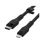 Câble USB Belkin Boost Charge Flex Câble silicone USB-C vers Lightning (noir) - 2 m - Autre vue