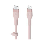 Belkin Boost Charge Flex Câble silicone USB-C vers Lightning (rose) - 1 m