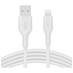 Câble USB Belkin Boost Charge Flex Câble silicone USB-A vers Lightning (blanc) - 1 m - Autre vue