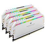 Mémoire Corsair Dominator Platinum RGB White - 4 x 8 Go (32 Go) - DDR4 3200 MHz - CL16 - Autre vue