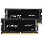 Mémoire Kingston Fury Impact SO-DIMM - 2 x 8 Go (16 Go) - DDR5 4800 MHz - CL38 - Autre vue