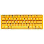 Ducky Channel One 3 Mini - Yellow Ducky - Cherry MX Clear