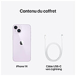 Smartphone reconditionné Apple iPhone 14 Mauve - 512 Go · Reconditionné - Autre vue