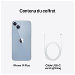 Smartphone Apple iPhone 14 Plus Bleu - 128 Go - Autre vue
