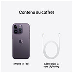 Smartphone reconditionné Apple iPhone 14 Pro (Violet intense) - 128 Go · Reconditionné - Autre vue