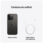 Smartphone reconditionné Apple iPhone 14 Pro (Noir Sidéral) - 128 Go · Reconditionné - Autre vue