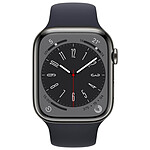 Montre connectée Apple Watch Series 8 GPS + Cellular - Aluminium Minuit - Sport Band - 41 mm - Autre vue