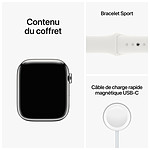 Montre connectée Apple Watch Series 8 GPS + Cellular - Aluminium - Sport Band - 41 mm  - Autre vue