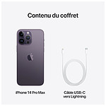 Smartphone reconditionné Apple iPhone 14 Pro Max (Violet intense) - 128 Go · Reconditionné - Autre vue